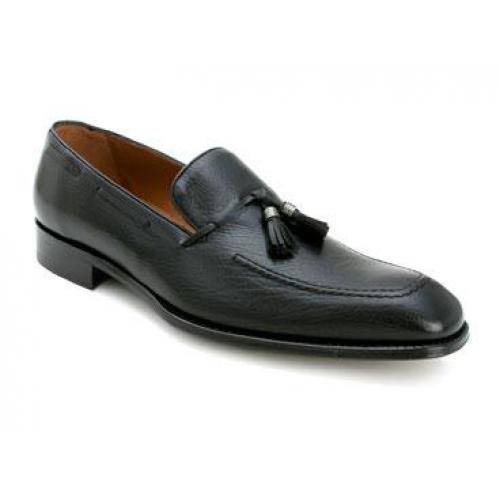 Mezlan Custom Bradner Black Genuine Leather Shoes
